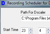 Recording Scheduler for Dscaler